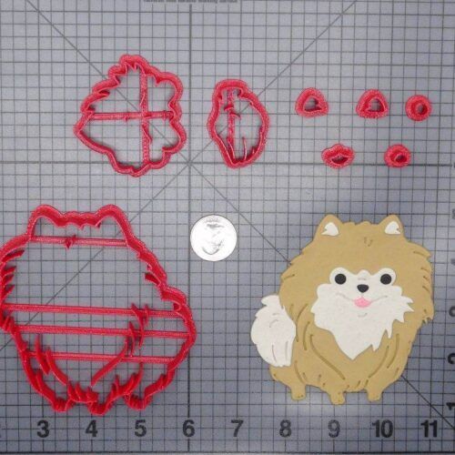 Pomeranian Dog Body 266-G347 Cookie Cutter Set