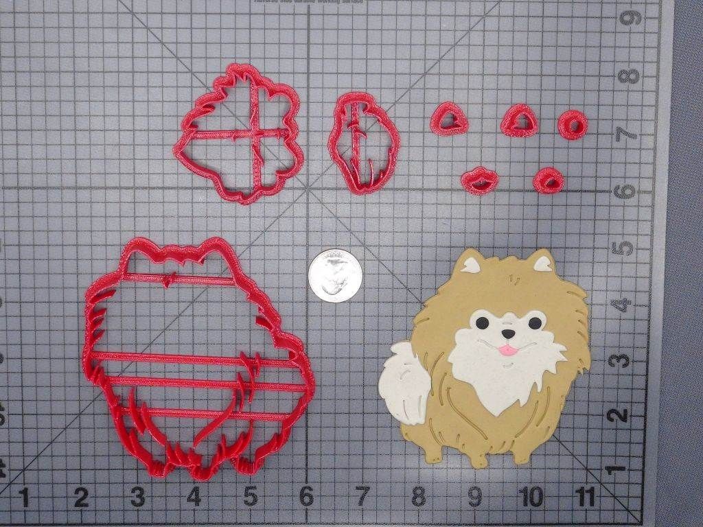 Pomeranian Dog Body 266-G347 Cookie Cutter Set