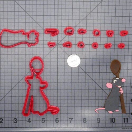 Ratatouille - Remy Rat with Spoon 266-G442 Cookie Cutter Set