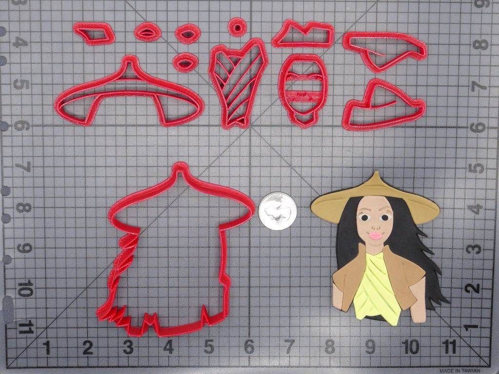 Raya and the Last Dragon - Raya 266-G407 Cookie Cutter Set