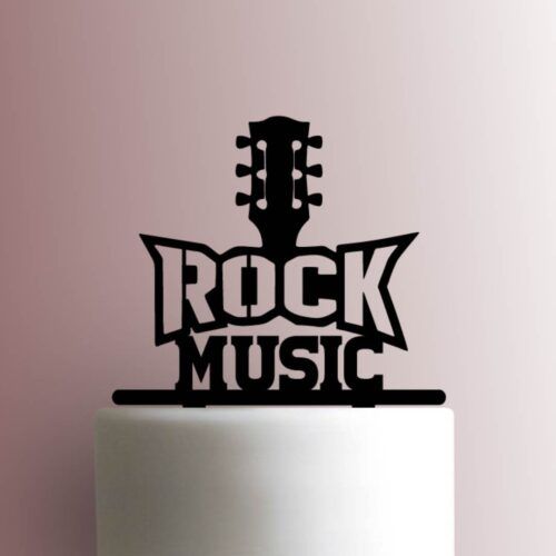 Rock Music 225-A913 Cake Topper