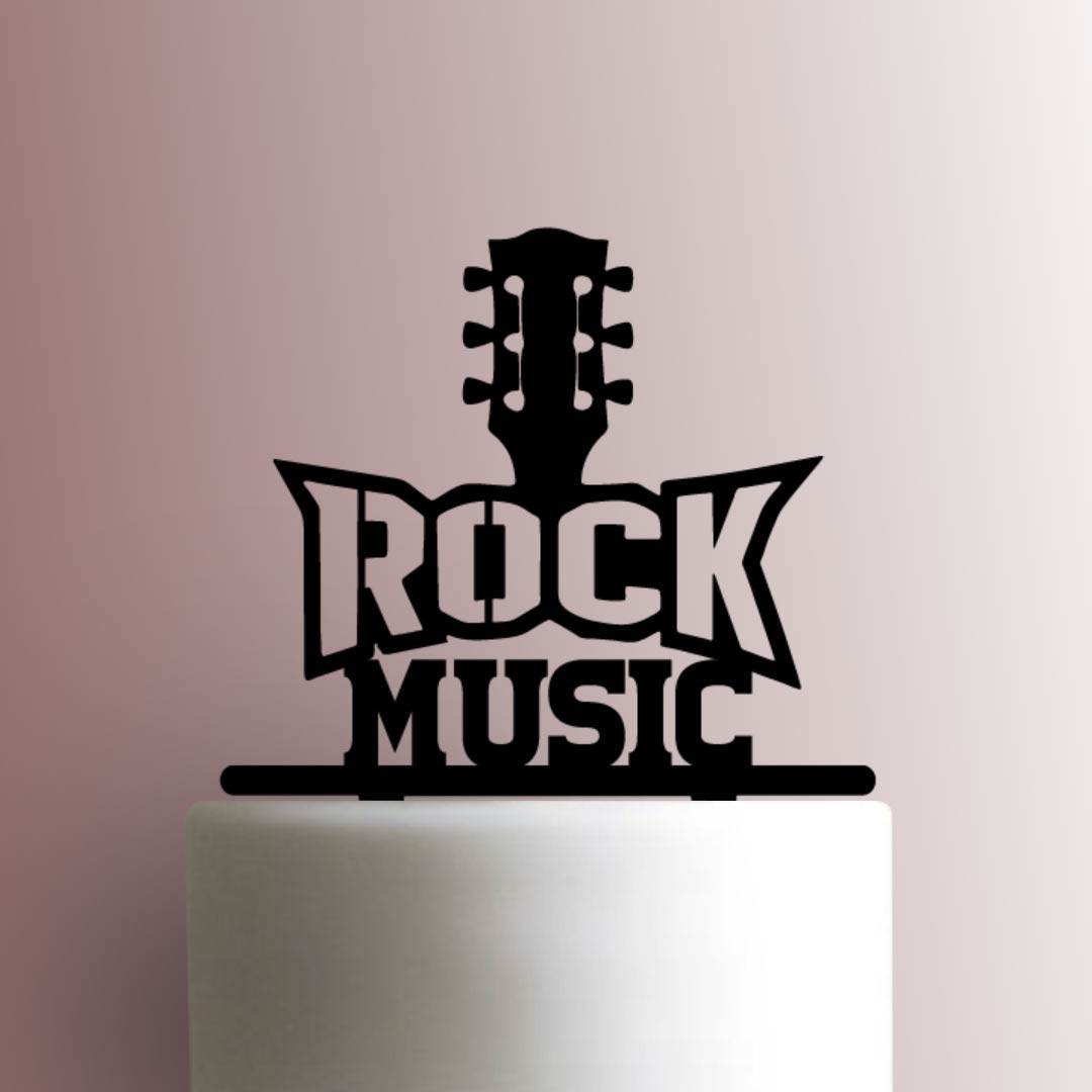 Rock Music 225-A913 Cake Topper