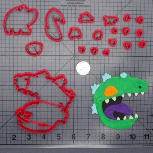 Rugrats - Reptar Dinosaur Head 266-G552 Cookie Cutter Set
