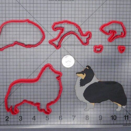 Shetland Sheep Dog Body 266-G454 Cookie Cutter Set