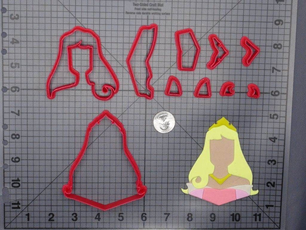 Sleeping Beauty - Aurora 266-G509 Cookie Cutter Set