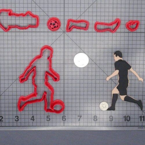 Soccer Player 266-G373 Cookie Cutter Set