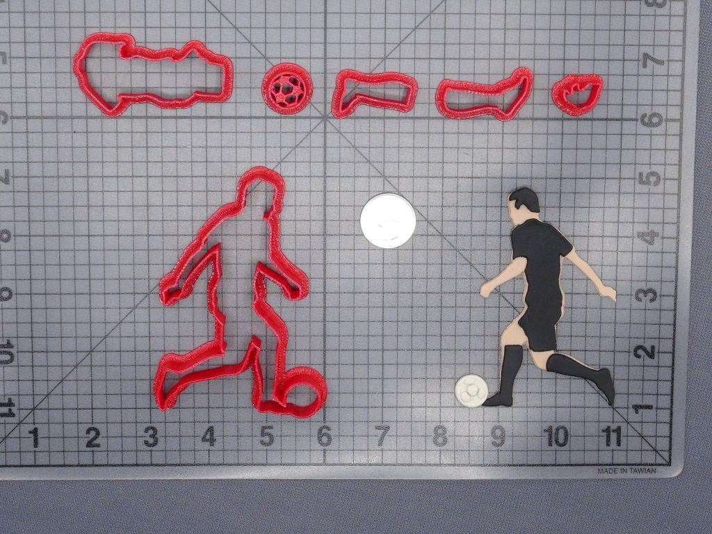 Soccer Player 266-G373 Cookie Cutter Set