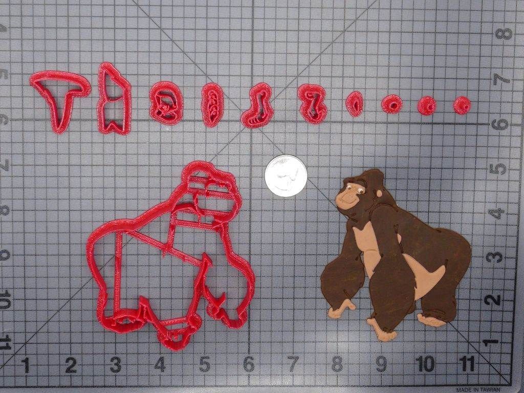 Tarzan - Kala Gorilla Body 266-G402 Cookie Cutter Set