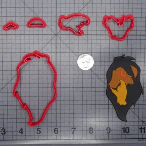 The Lion King - Scar Head 266-G517 Cookie Cutter Set