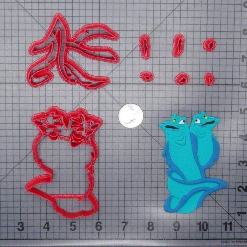 The Little Mermaid - Flotsam and Jetsam Eels 266-G342 Cookie Cutter Set