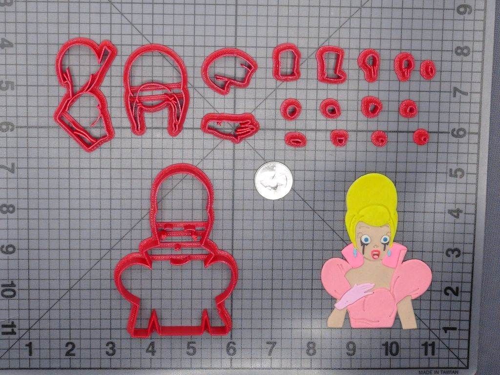 The Princess and the Frog - Charlotte 266-G409 Cookie Cutter Set