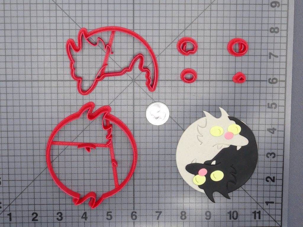 The Simpsons - Cat Yin Yang 266-G388 Cookie Cutter Set