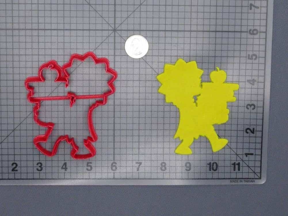 The Simpsons - Lisa with Books 266-G537 Cookie Cutter