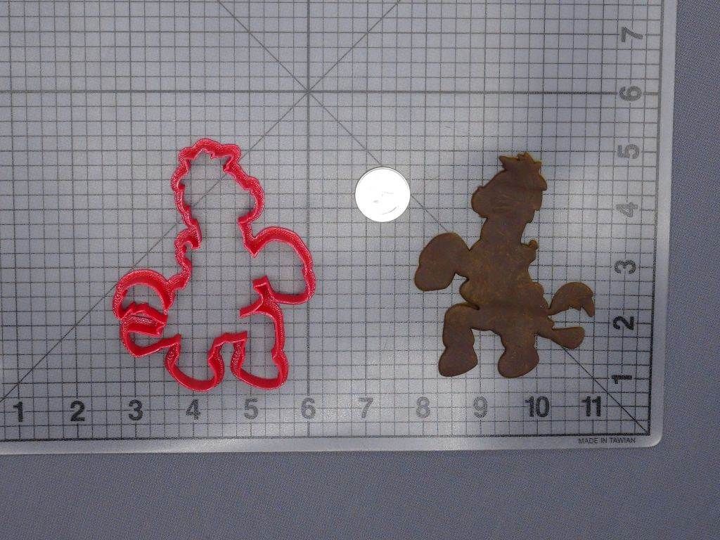 Toy Story - Bullseye Horse Body 266-G536 Cookie Cutter Silhouette