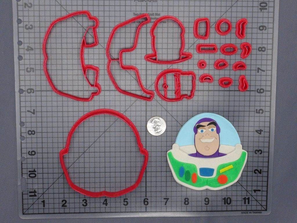 Toy Story - Buzz Lightyear 266-G543 Cookie Cutter Set