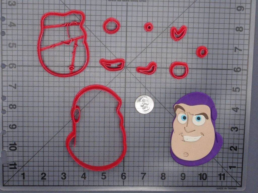 Toy Story - Buzz Lightyear Head 266-G583 Cookie Cutter Set