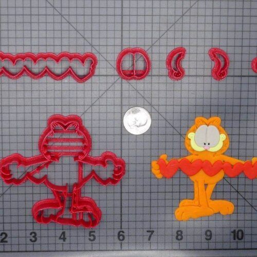 Valentines Day - Garfield with Hearts 266-G414 Cookie Cutter Set