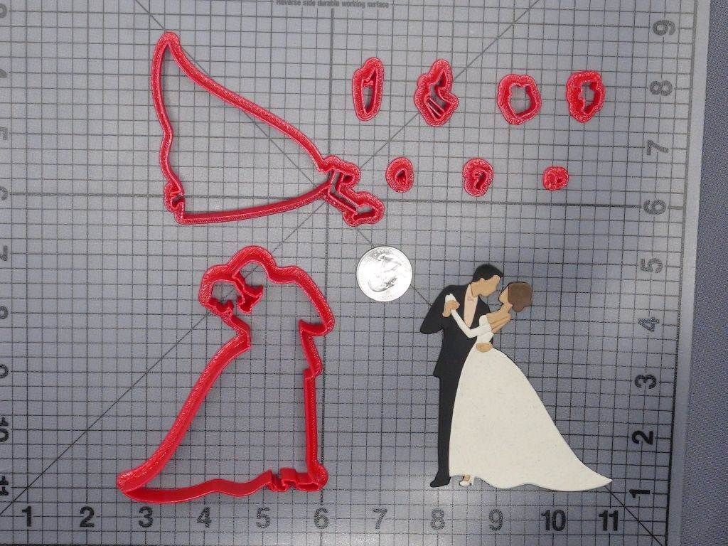 Wedding Couple 266-G456 Cookie Cutter Set