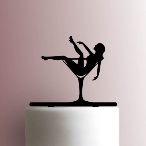 Woman in Martini Glass 225-A921 Cake Topper