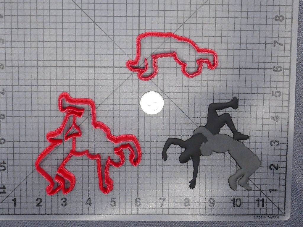 Wrestling Move 266-G351 Cookie Cutter Set
