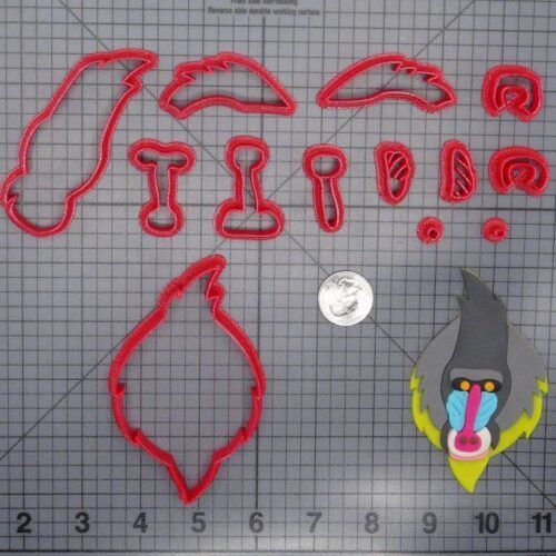 Baboon Head 266-G628 Cookie Cutter Set