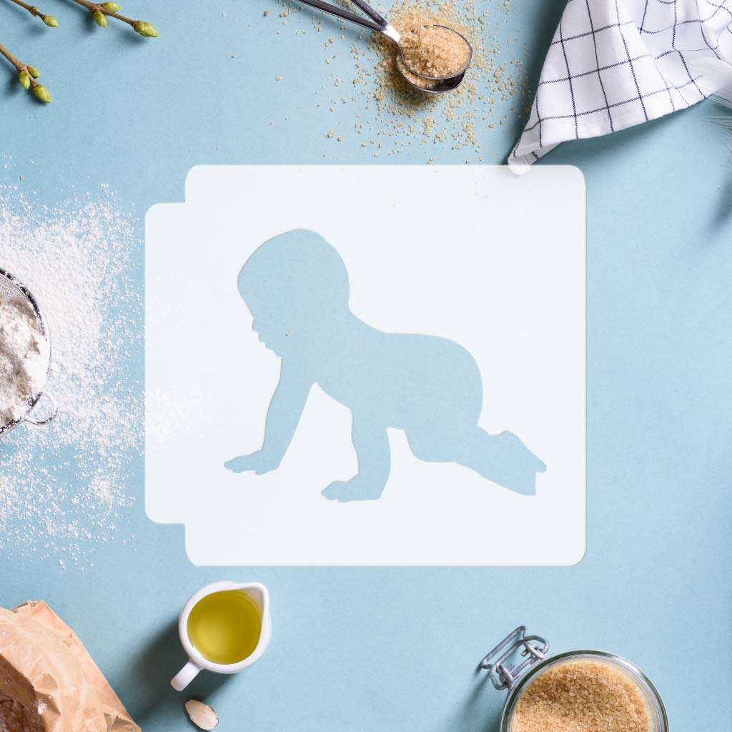 Baby Crawling 783-G107 Stencil
