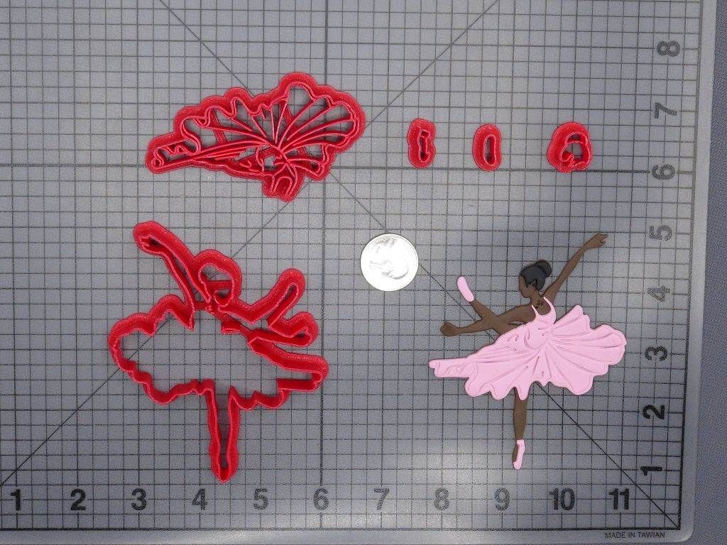 Ballerina 266-G629 Cookie Cutter Set