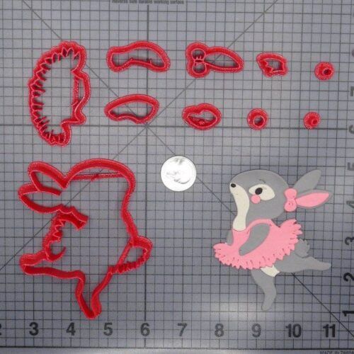 Ballerina Bunny 266-G734 Cookie Cutter Set