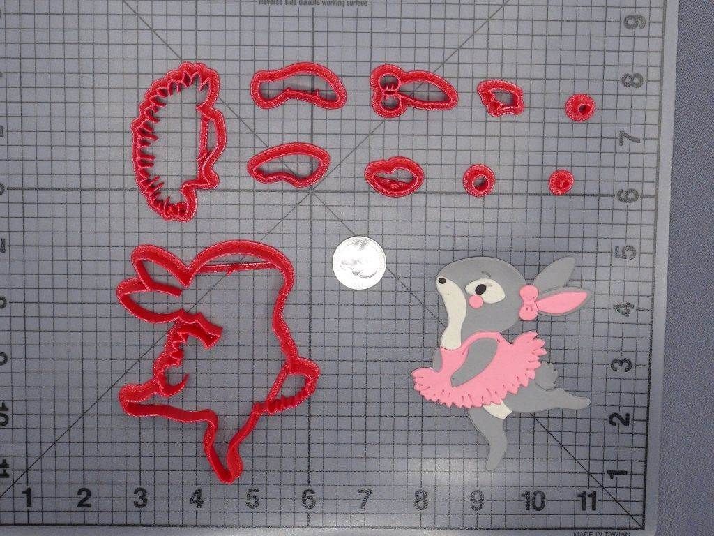 Ballerina Bunny 266-G734 Cookie Cutter Set