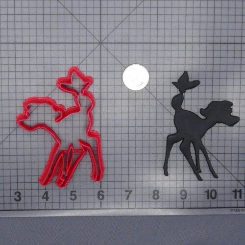 Bambi with Butterfly 266-G605 Cookie Cutter