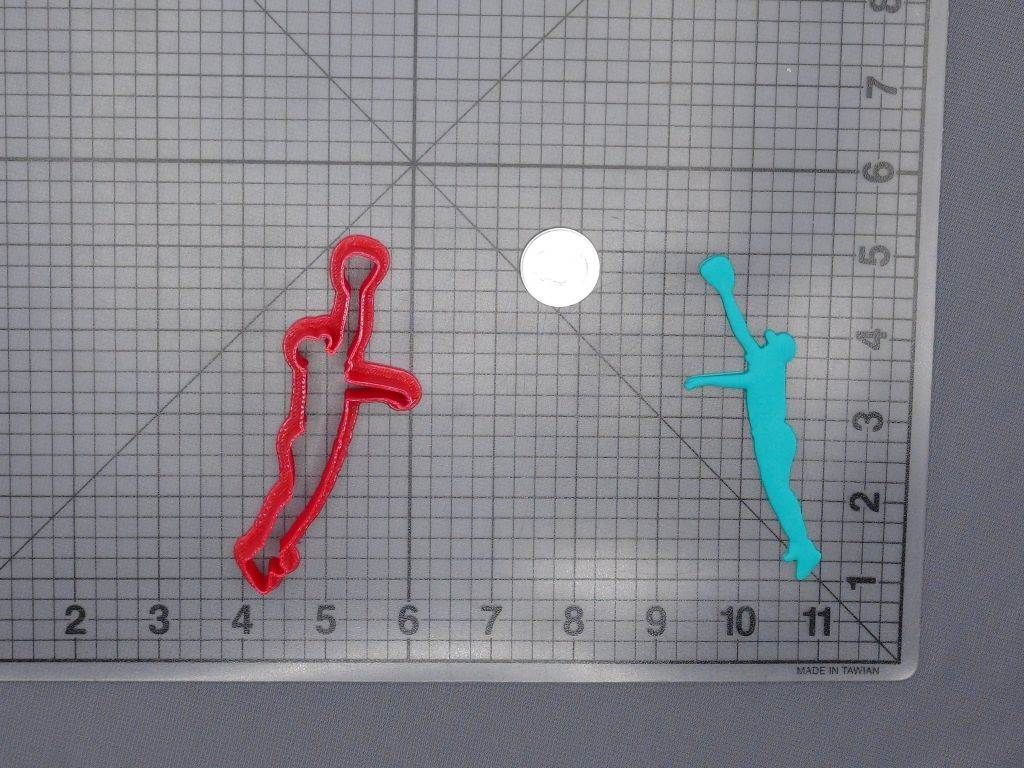 Baseball Outfielder 266-G634 Cookie Cutter Silhouette