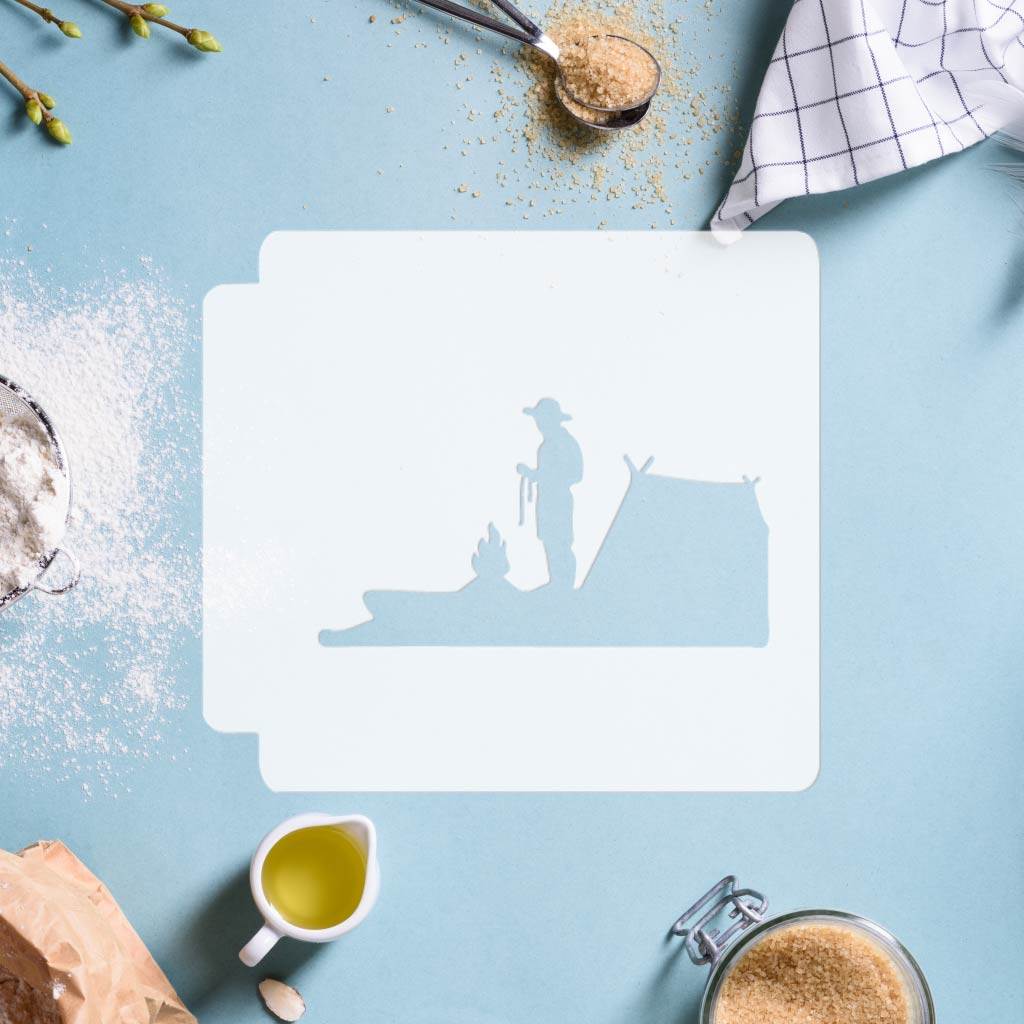 Boy Scout Camping 783-F787 Stencil