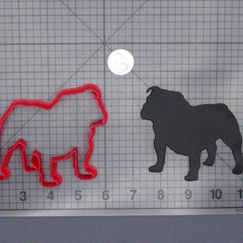 Bulldog Dog Body 266-G710 Cookie Cutter Silhouette