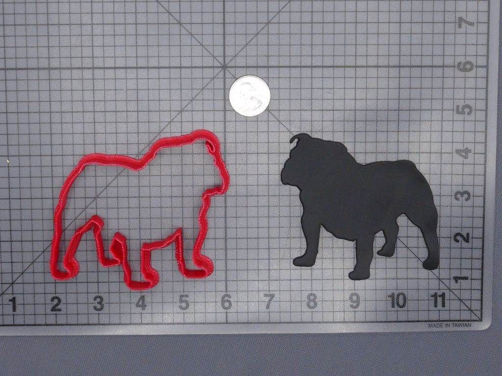 Bulldog Dog Body 266-G710 Cookie Cutter Silhouette