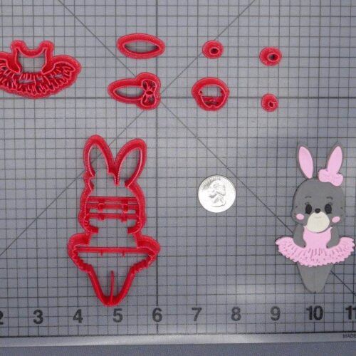 Bunny Ballerina 266-G630 Cookie Cutter Set