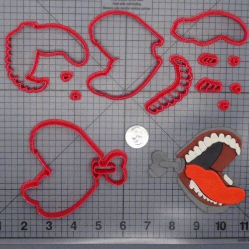 Chattering Mouth 266-G661 Cookie Cutter Set