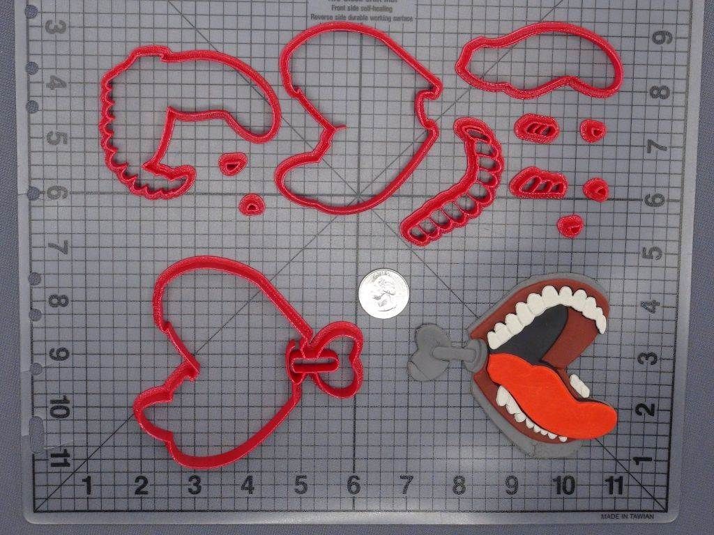 Chattering Mouth 266-G661 Cookie Cutter Set