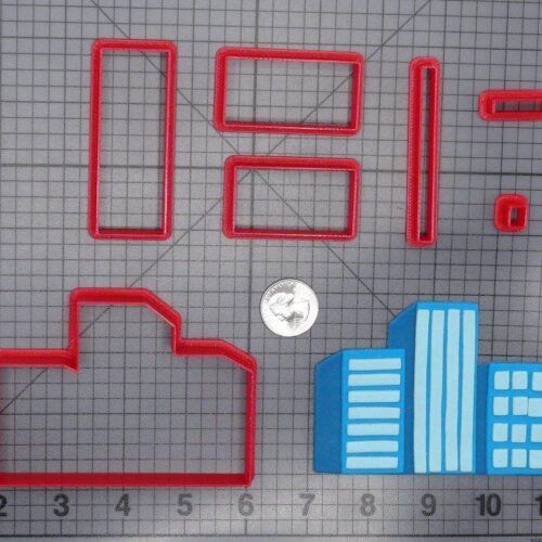 City Buildings 266-G564 Cookie Cutter Set