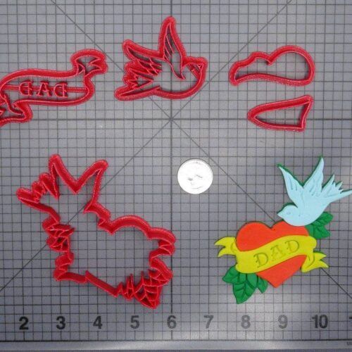 Dad Heart 266-G939 Cookie Cutter Set