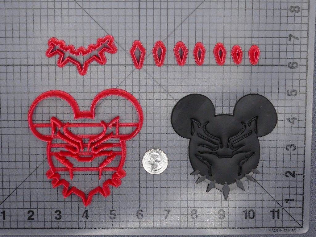 Disney Ears - Black Panther 266-G714 Cookie Cutter Set
