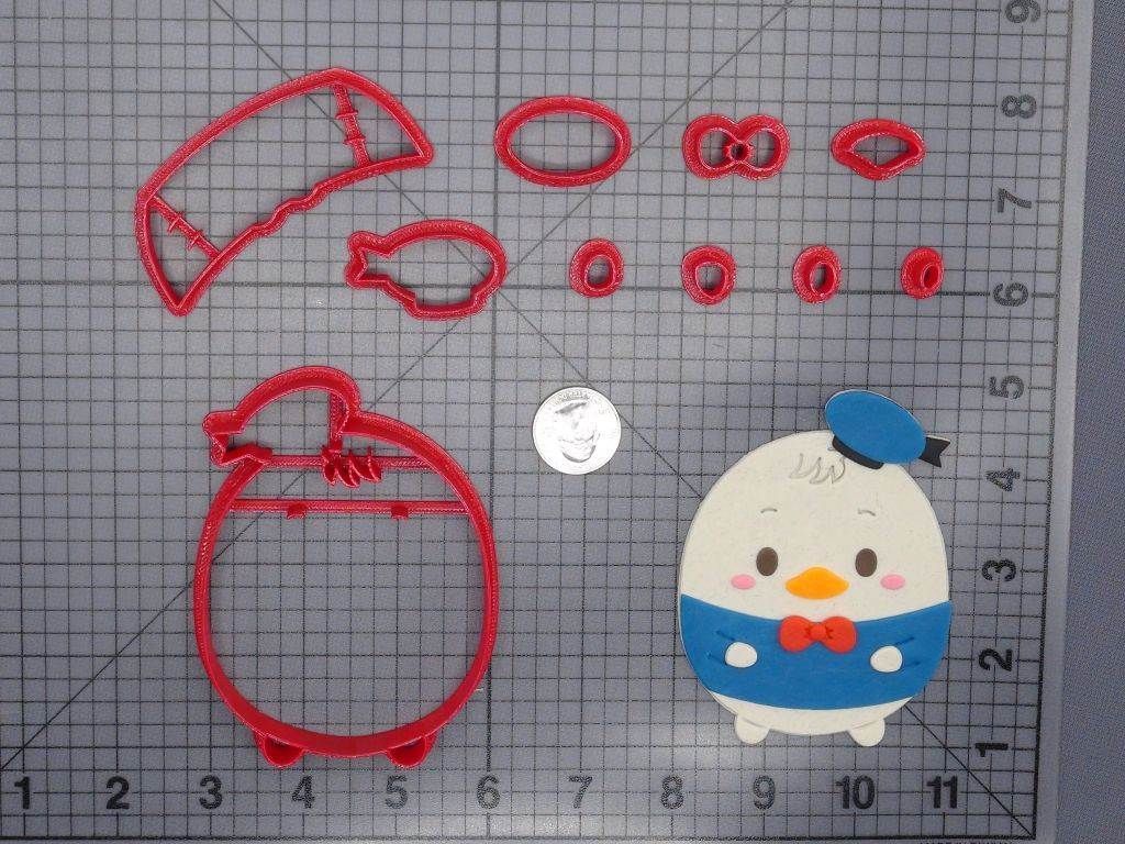 Donald Duck Chubby Body 266-G615 Cookie Cutter Set