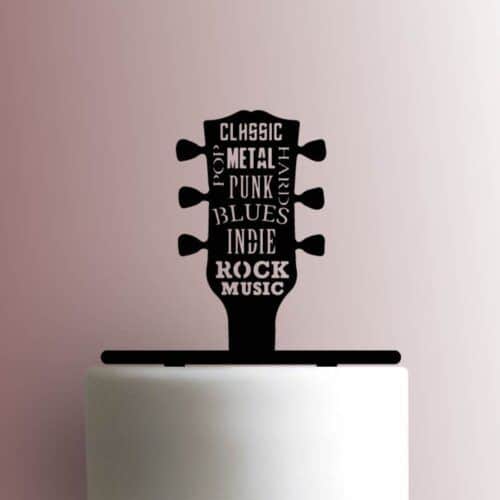 Guitar Music 225-A957 Cake Topper
