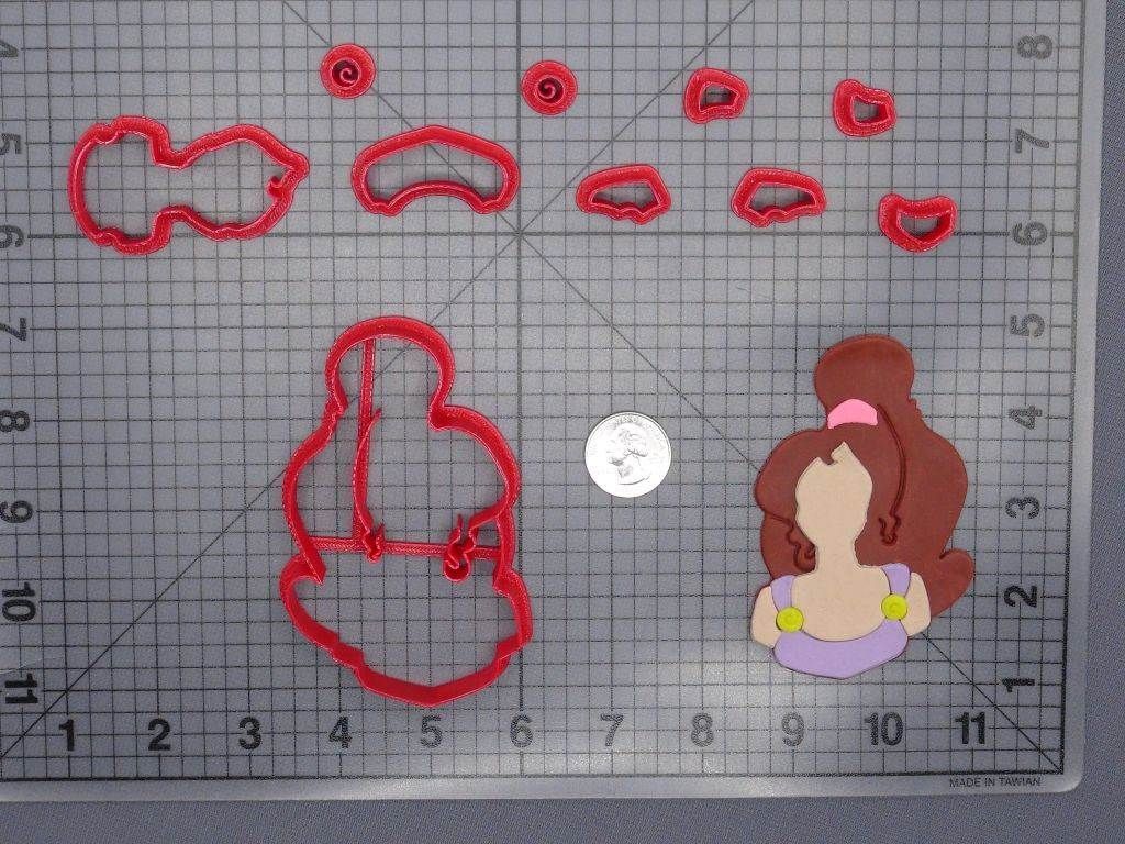 Hercules - Megara 266-G720 Cookie Cutter Set