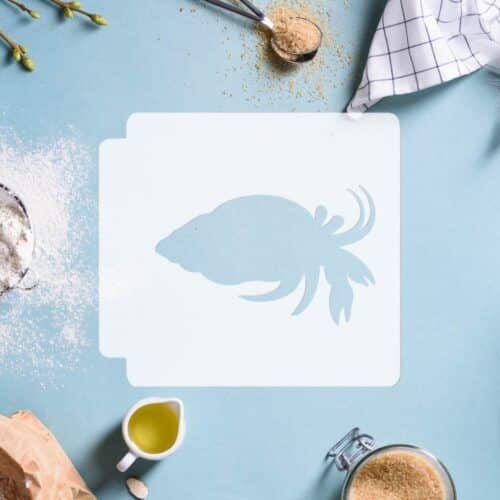 Hermit Crab 783-F523 Stencil Silhouette