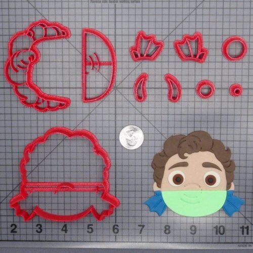 Luca Sea Monster Head 266-G722 Cookie Cutter Set
