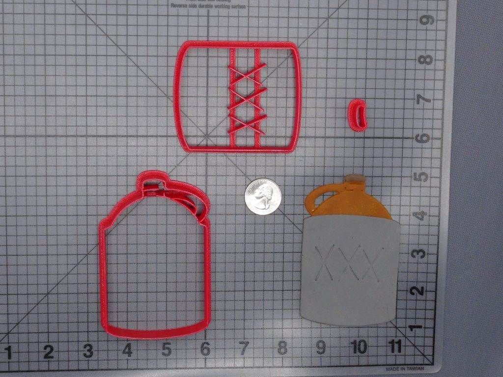 Moonshine Jug 266-G592 Cookie Cutter Set