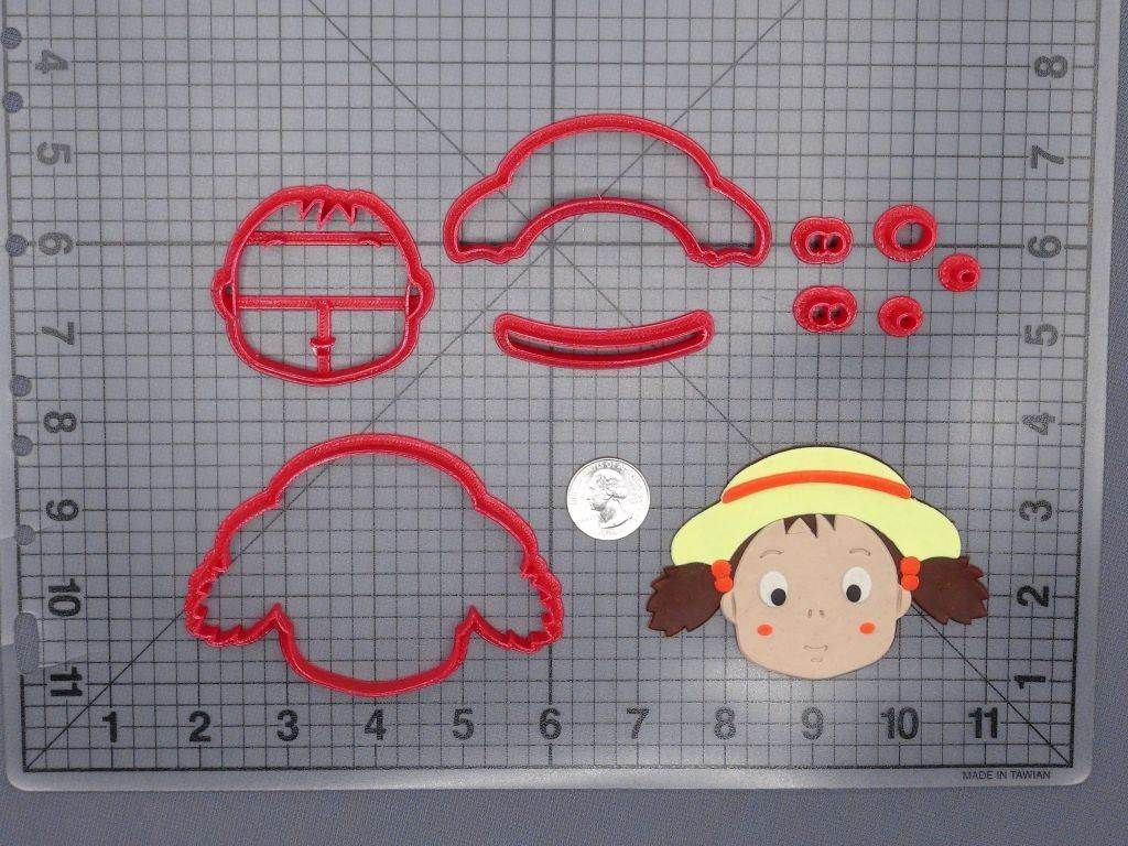 My Neighbor Totoro - Mei Head 266-G726 Cookie Cutter Set