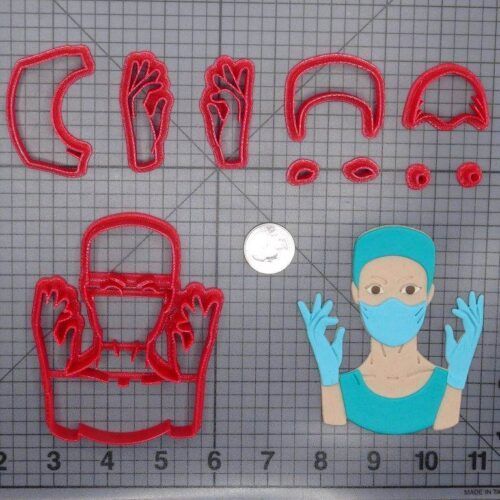 Nurse 266-G631 Cookie Cutter Set