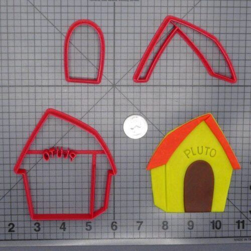 Pluto Dog House 266-G654 Cookie Cutter Set