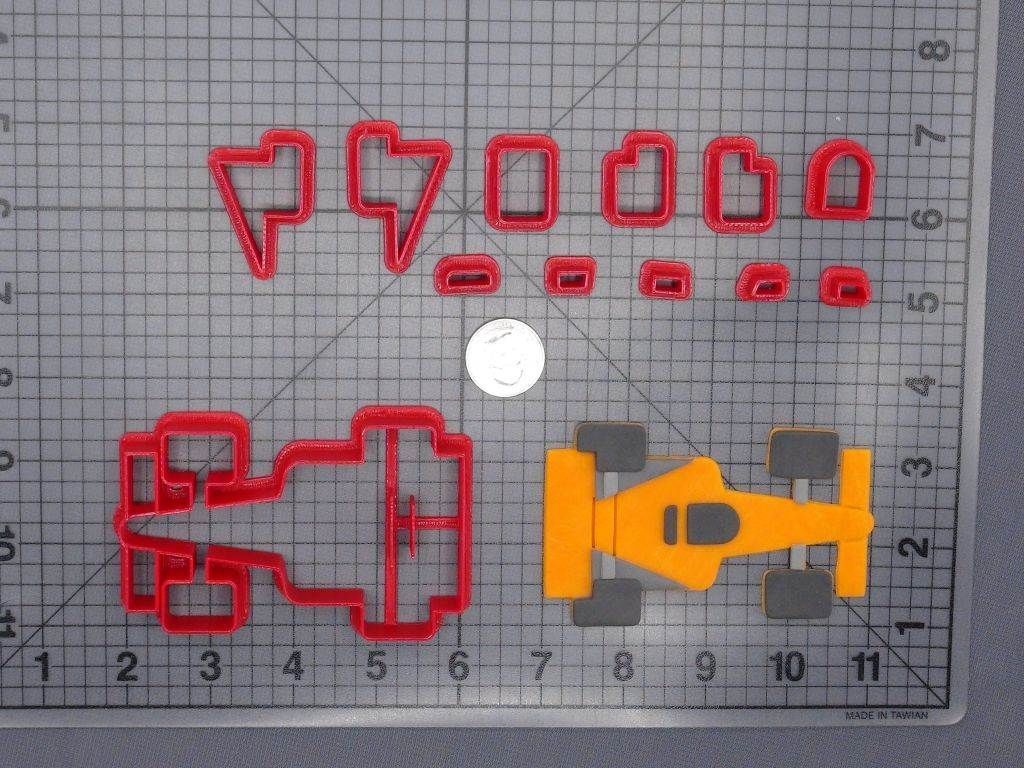 Race Car 266-G633 Cookie Cutter Set